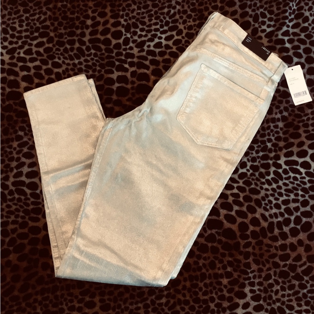 Brush Gold J Brand Party Jeans Size 30 (US size 12)